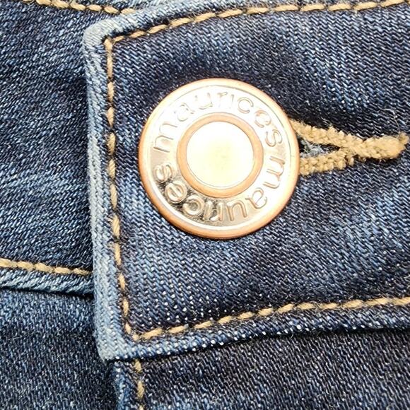 Maurices Jeans Womens 4 Blue Dark Wash High Rise Jegging Stretch Denim Skinny - Picture 2 of 12